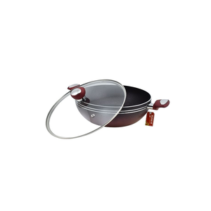 Modern 20-Piece Non-Stick Cookware <b>Set</b> Lightweight Metal Kitchenware with Composite Bottom for Home Cooking Includes <b>Pots</b> - Product Image 3