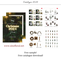 Arbre de Noël Branche de paillettes décoratives Picks floraux Décorations de Noël