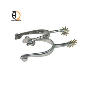 Espuelas de Bola para Mujer al por Mayor, Hechas de Acero Inoxidable con Botones de Latón, Hechas en Pakistán - Product Image 5