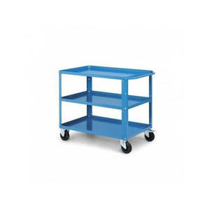 Small 3-Tier <b>Trolley</b> with 4-Wheel Wood Metal Frame 200kg Load Capacity for Shopping Storage <b>Tool</b> Organization OEM Supported - Product Image 1