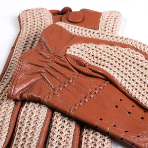 Produit populaire Meilleur fournisseur Gants en cuir Prix abordables Service OEM Concevez votre propre logo Gants en cuir - Product Image 5