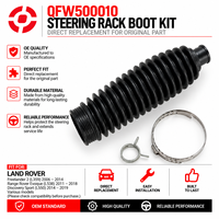 Kit soufflet de crémaillère de direction QFW500010 pour Land Rover Discovery 3 4 LR3 LR4 Pièces automobiles de direction