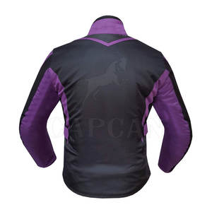 เสื้อแจ็กเก็ตมอเตอร์ไซค์สำหรับแข่งมอเตอร์ไซค์เสื้อโค้ทผ้าคอร์ดูร่าแบบนุ่มมีลายพิมพ์โลโก้ของคุณเอง - Product Image 2