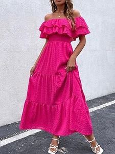 Robe longue en coton naturel fait main en Inde, personnalisée pour la mariée, mariage, lune de miel, été, tenue élégante pour fille, tenue de soirée, cadeau - Product Image 4