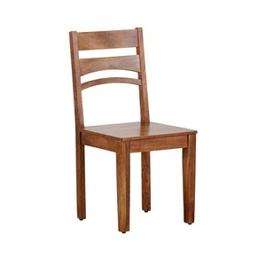 Juego de sillas de comedor de estilo misión de madera maciza creativa de 2 sillas traseras de diseño clásico para cocina, cafetería y uso doméstico - Product Image 4