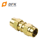 Nouvelles extrémités de raccord de frein à air DFK D.O.T62RB CA360 en laiton à surface lisse, tête hexagonale usinée CNC, diamètre intérieur du tube 3/8 1/2 125 psi
