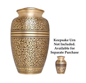 Urnes funéraires en métal de design unique, fournitures funéraires en gros de qualité supérieure, urne en métal élégante classique la plus vendue - Product Image 2