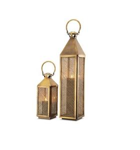 Elegante linterna de latón antiguo de nuevo aspecto para hogares modernos con un toque de encanto vintage - Product Image 6