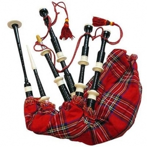 Cornemuse Highland avec finition en palissandre noir Accessoires d'instruments de musique fabriqués au Pakistan - Product Image 1