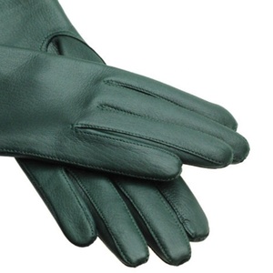 Vente en gros d'hommes noir écran tactile noir bouton de mode polaire-chaud conduite peau de chèvre-gants en cuir PU du Pakistan - Product Image 5