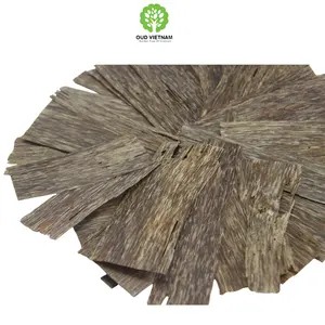 Yüksek kaliteli Vietnam Oud parçaları toptan doğal ahşap Agarwood tütsü çubukları ahşap koku cips Agarwood