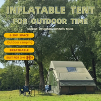 2025 nouveau modèle automatique tente gonflable Camping en plein air nuit étanche à la pluie salle extérieure équipement de Camping ensemble complet