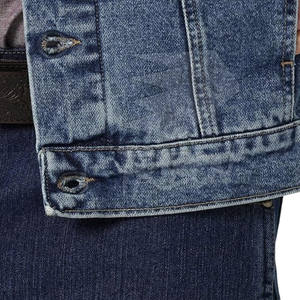 Veste d'hiver confortable et légère pour hommes de la meilleure qualité, 100% coton, facile à porter avec logo à l'avant, meilleure veste en jean pour hommes - Product Image 6