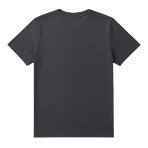 Camiseta de Manga Corta para Mujer, Color Gris Oscuro, Cuello Redondo, 100% Algodón Orgánico de Lujo, Preencogido, Certificado GOTS, Ajuste Clásico, Suave y Premium - Product Image 2