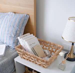 Panier de rangement en jacinthe d'eau, paniers tissés à la main, panier de rangement fait à la main, vente en gros, écologique, fabriqué par VgreenArt au Vietnam - Product Image 4