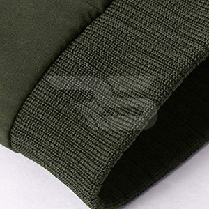 High Quality Customized <b>Men's</b> Bomber <b>Jackets</b> with <b>Long</b> Sleeves and Stand Collar for Winter - Product Image 6