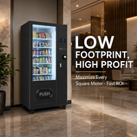 Distributeur automatique de collations intelligentes, distributeur de boissons, écran tactile 7 pouces, compresseur éco-responsable R290, refroidissement, 360 bouteilles, SDK