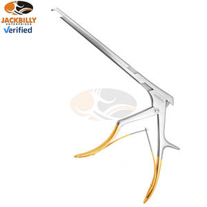 JACKBILLY alta calidad de acero inoxidable Manual Rongeur Punch Love Kerrison Placa de pie Regular 40 grados mordida 3mm Tamaño de mordida - Product Image 4