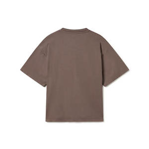 Camiseta de manga corta de 300gsm para hombre, Camiseta básica sólida de gran tamaño, camiseta cálida de calidad para mujer, camiseta lisa con cuello redondo y timbre - Product Image 6