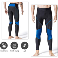 Pantalon de cyclisme respirant et réfléchissant personnalisé avec rembourrage en gel Leggings de cyclisme Leggings de vélo Pantalon de vtt rembourré en gel