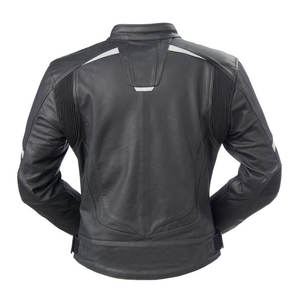 Blouson de moto en cuir véritable sur mesure pour femmes, taille plus, fermeture éclair élégante, imperméable, respirant, séchage rapide, toutes saisons - Product Image 4