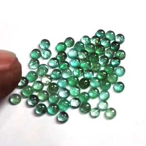 790 piezas de Esmeralda natural 2mm 3mm 4mm cabujón redondo 116 Cts lote Iroc ventas esmeralda de alta calidad piedra preciosa suelta US $173 para todos - Product Image 4