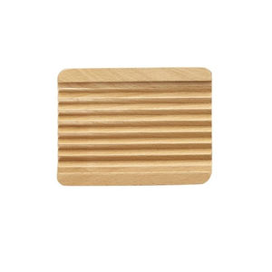 Boîte à savon en bambou naturel naturel écologique porte-vaisselle en acier inoxydable rustique montage mural en bois de bambou - Product Image 4