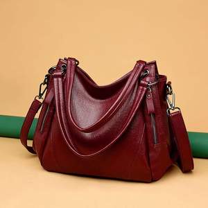 2025 nouveau luxe dames épaule sacs fourre-tout en cuir véritable fermeture à glissière grande taille prix de gros pour femmes sacs - Product Image 2