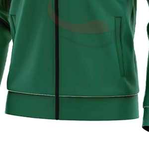 Ensemble de survêtement pour homme de haute qualité en coton et polyester mélangés, logo personnalisé imprimé, jogging à capuche, col, vente en gros, motifs unis - Product Image 5