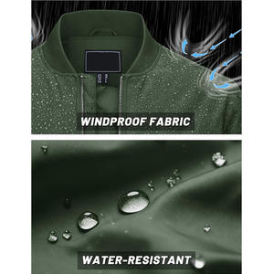 Giacca Bomber Invernale Personalizzata da <span class=keywords><strong>Uomo</strong></span> con Collo in Pelliccia Sintetica, Fodera Spessa, Tasche Funzionali e Supporto <span class=keywords><strong>Completo</strong></span> per Etichetta Privata OEM ODM - Product Image 4