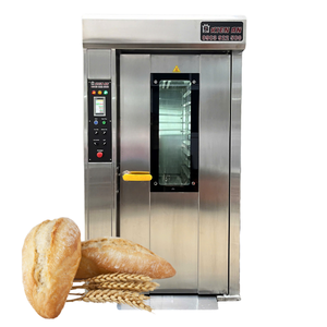 Four rotatif à 16 plateaux facile à utiliser avec chariot Altuntop Four de boulangerie électrique pour pain Certificat Iso Fabricant du Vietnam - Product Image 1