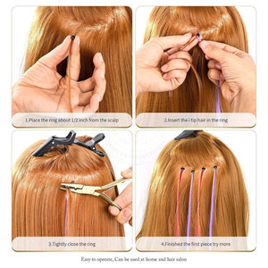 Oferta Especial: Kit de Herramientas de Acero Inoxidable para Extensiones de Cabello, Servicio OEM, para Aplicación y Estilizado Profesional en Salón - Product Image 6