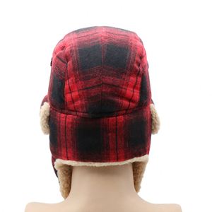 Vente en gros de chapeaux d'hiver chauds et tendance pour l'extérieur, en fausse fourrure, style trapper, chapeau russe Ushanka, chapeau bomber - Product Image 6