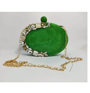 Pochette de type personnalisé en résine artisanale indienne pour femme - Product Image 4