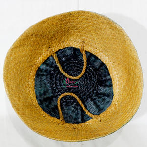 Artex Dong Thap Panier à ventre rustique écologique en forme de cercle bicolore tissé à la main avec poignées - Product Image 2