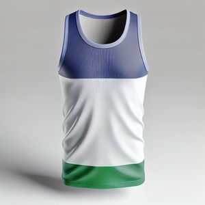 Usine directe de haute qualité hommes Gym débardeur respirant décontracté XL vêtements de Fitness coton lavé couleur unie sans manches plaine tricot - Product Image 3