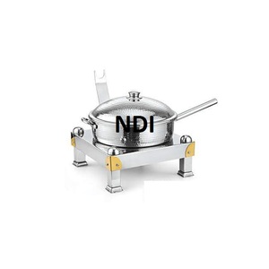 Chauffe-plats en métal pour buffet chauffe-plats avec support décoratif fait à la main vente chaude d'équipement alimentaire durable - Product Image 1