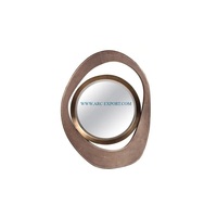 Best Selling Copper Plated Unique New Look Metal Wall Hanging Mirror Prime Quality Handmade New Style Classic Wall Decor Mirror