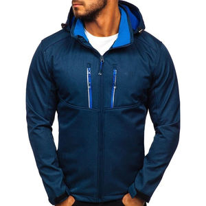 Veste coupe-vent longue pour homme, sur mesure, pour l'hiver, style streetwear, de haute qualité, en softshell imperméable et respirant, tailles personnalisées - Product Image 5