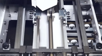 Couteau pliant indépendant haute vitesse 100 cycles/min pour lignes d'assemblage et machines post-presse