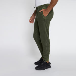 กางเกงวิ่งผ้าฟลีซ350 GSM ผ้าฟลีซซักกรดแผ่นกันหนาวแบบยืดได้ผ้า100% ลำลอง - Product Image 2