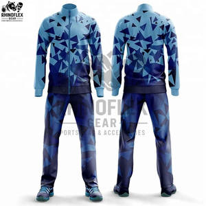 Survêtement pour homme personnalisé par sublimation, couleur personnalisée, fermeture éclair, respirant, grande taille, survêtements pour homme par sublimation pour adultes - Product Image 2