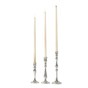 Ensemble de 4 bougeoirs en métal rose doré modernes, très vendus, élégants et décoratifs pour les mariages et la décoration de table à la maison - Product Image 2