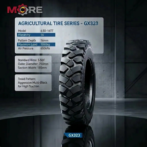 Pneu agricole solide neuf 205/60R16 GX323 à bande de roulement profonde pour tracteur, idéal pour le travail sur le terrain - Product Image 1
