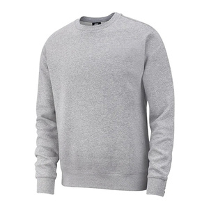2023 nouveauté solide hommes polaire sweat-shirts coupe régulière col rond conception personnalisée Anti-rétrécissement tenue décontracté pour l'hiver - Product Image 1