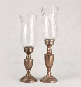 Portavelas de Metal de Aleación de Aluminio Hecho a Mano, Estilo Linterna, con Impresión Dorada, para Decoración Navideña del Hogar, Velas de Pilar - Product Image 1