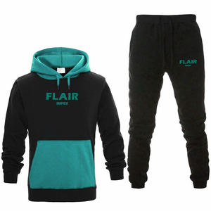 2025 hommes de haute qualité coupe-vent respirant Fitness ensembles de gymnastique couleur unie hiver décontracté surdimensionné survêtement manches longues décontracté - Product Image 4