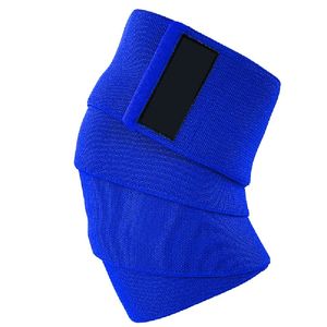 Enveloppe élastique d'entraînement de gymnastique personnalisée de haute qualité pour l'haltérophilie Logo personnalisé accessoires de gymnastique d'entraînement de compression enveloppe de genou - Product Image 4