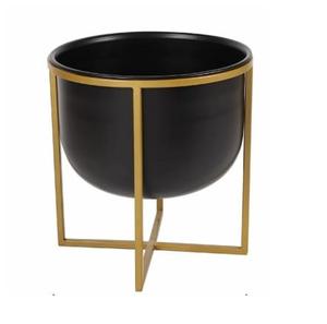 Jardinière à fleurs de grande taille au design moderne, finition émaillée, décoration d'hôtel de luxe, jardinière à fleurs en métal au prix le plus bas - Product Image 6