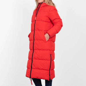 Chaquetas Impermeables Largas para Mujer, Abrigo Largo para Mujer, Fabricante de Ropa Térmica Personalizada OEM - Product Image 3